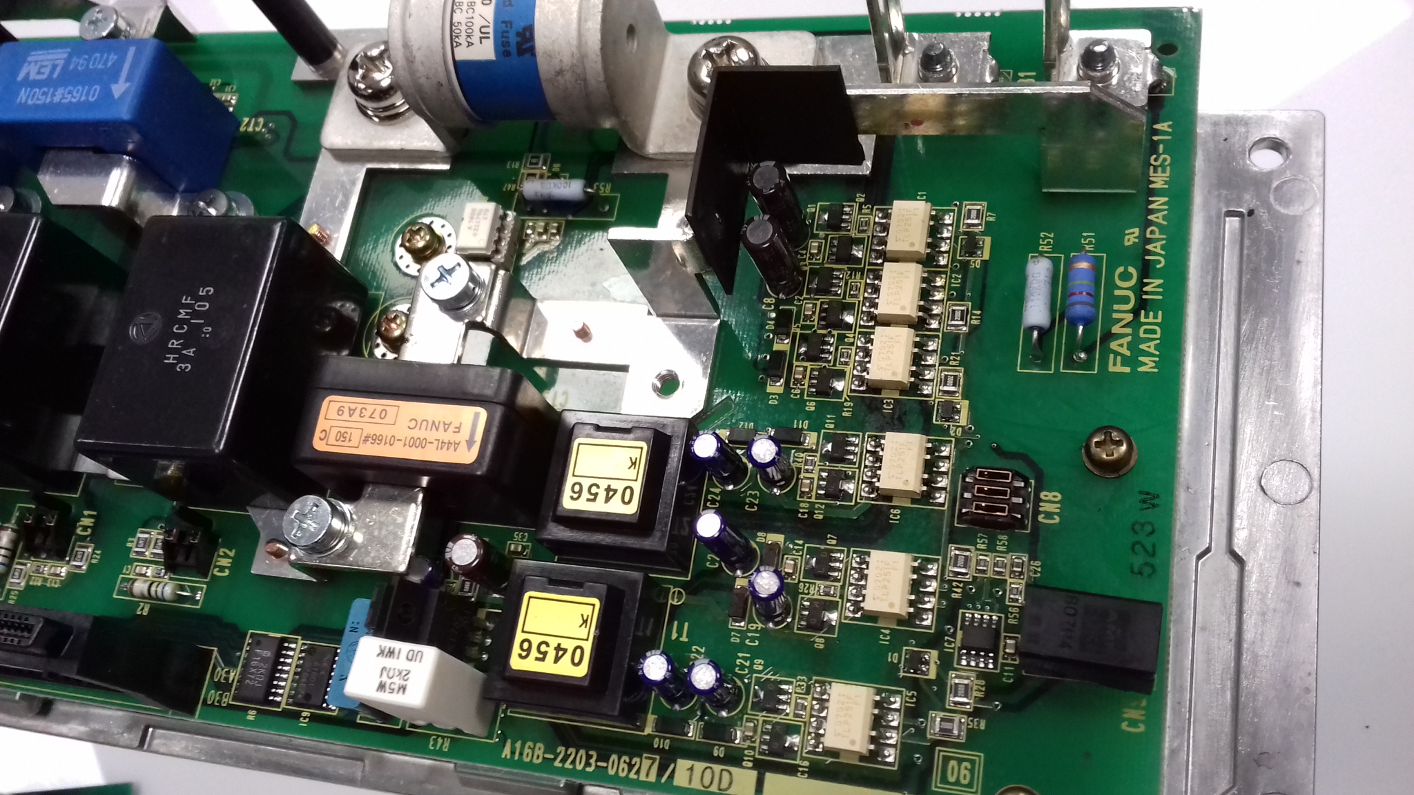 BEFORE AND AFTER IN A FANUC ALPHA i 400V.