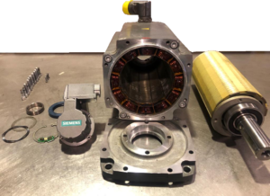 desmontaje servomotor siemens